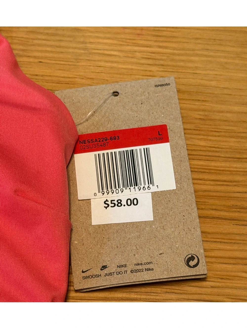 Nike Women's Essential Scoop Neck Midkini Swim Top Size Large